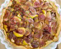 Tarte aux figues et à la poudre d'amandes