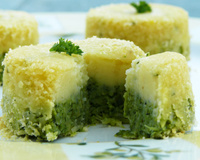 Soufflés de brocolis et pommes de terre