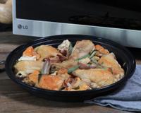 Recette réalisée avec le four micro-ondes combiné LG NeoChef.