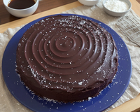 Gâteau au chocolat et noix de coco