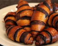 Croissants au chocolat Juifs ou Rogelach