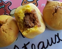 Mini-muffins au potiron et cœur fondant de speculoos