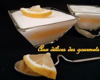 Panna cotta vanillée au lemon curd facile