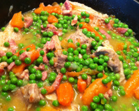 Sauté de veau aux petits pois croquants !