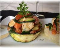 Une recette complète pleine de légumes entrelacés par la courgette !