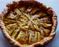 Tarte à la pomme et à la mangue, avec la compote Pomme, Mangue & Citron Vert de JARDIN D'ORANTE