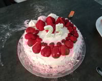 Gâteau aux fraises et citron