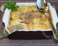 Gratin au fromage et andouille de Guéméné