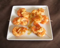 Crevettes à l'ail et à l'huile d'olive