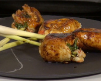 Sucettes de poulet-gambas