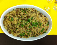 Riz "carreteiro" à la grillade de viande