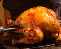 Poulet à la broche