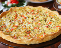 Quiche au surimi et aux herbes