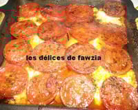 Gratin d'aubergines et mozzarella