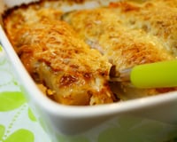 Gratin d'endives au saumon