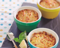 Soufflés aux endives et parmesan