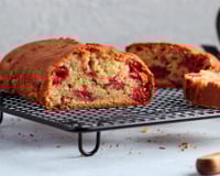 Gâteau aux framboises maison