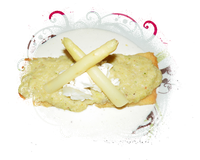 Un plat tout en douceur, goûté et approuvé même par ceux qui n'aiment pas l'asperge!