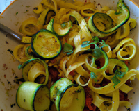 Taggliatelles de courgettes