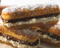 Biscuits italiens à la pâte à tartiner et noix de coco