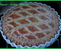 Tourte aux petits pois