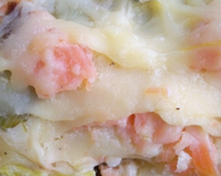 Lasagne saumon poireaux !