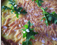 Tarte aux grattons lyonnaise