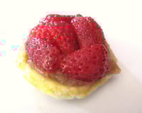 Tartelette fraise / rhubarbe