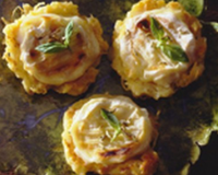 Paillassons de pommes de terre aux Cabécous du Périgord