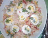 Salade de riz pour buffet froid