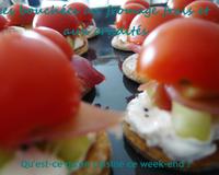 Bouch�es ap�ritives fra�ches et �quilibr�es.