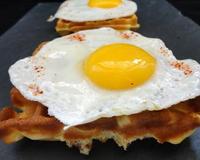Des gaufres revisitées, elles sont présentées avec un oeuf au plat. La préparation est bien rapide, vous pouvez utiliser votre recette de…