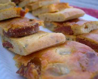 Cake au chorizo, olives et ricotta