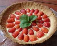 Tarte aux fraises à la crème pâtissière
