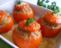 Tomates à la farce légère