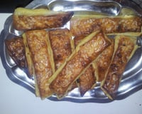 Bredstick sucré (Feuilleté à la crème pâtissière)