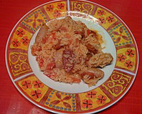 Risotto saucisses chorizo