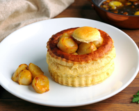 Bouchées à la reine aux saint jacques