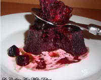 Fondant aux myrtilles