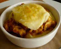 Une recette de parmentier dans laquelle le boeuf est remplacé par de la dinde et les pommes de terre par du céleri.