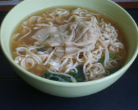 Soupe chinoise aux ravioles