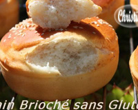 Pain brioché sans gluten