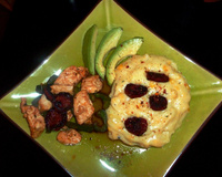 Poulet à la corona et sa purée pommes de terre et maïs