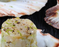 Tartare de Saint-Jacques aux olives d'Espagne