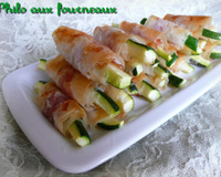 Bâtonnets de courgettes croustillants au parseman & au jambon cru