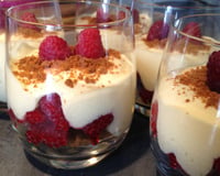 Tiramisu framboises et spéculoos