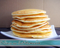 Blinis au lait d'amande