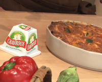 Clafoutis de légumes du soleil façon Chavroux