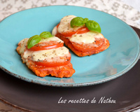 Pain perdu tomate et mozzarella