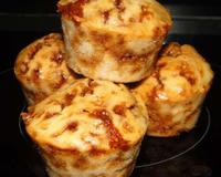 Muffins au doux parfum de caramel beurre salé cachant un petit coeur de michoko.
